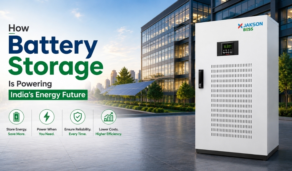 How Battery Storage Is Powering India's Energy Future Battery Energy Storage Systems, Battery Energy Storage Systems in India, Jakson DEB
